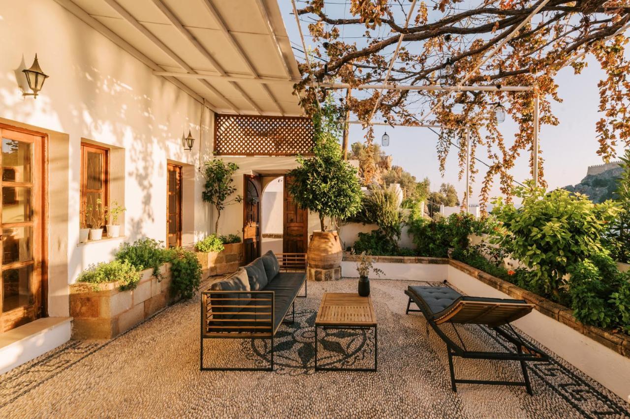 Arte Lindos Villa Exterior foto