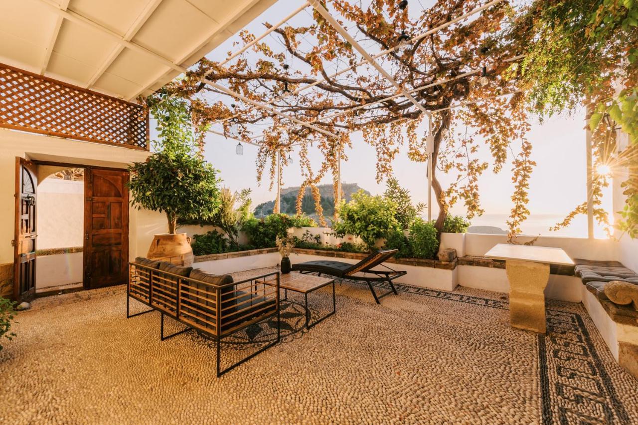 Arte Lindos Villa Exterior foto