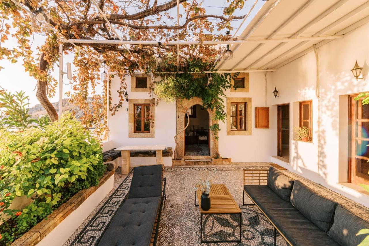 Arte Lindos Villa Exterior foto